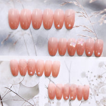 Load image into Gallery viewer, 24pcs/set Long Manicure Fake Nail Detachable Nail Patch Wearing Nails Nail Stickers Nail Art Accessories