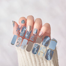 Load image into Gallery viewer, 14pcs/Sheet Laser Bronzing Nail Stickers Adhesive Nail Sticker 3D Nail Wrap Full Cover Nail Art Supplies Nail Accessories