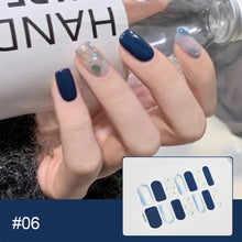 Load image into Gallery viewer, 14pcs/Sheet Laser Bronzing Nail Stickers Adhesive Nail Sticker 3D Nail Wrap Full Cover Nail Art Supplies Nail Accessories