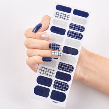 Load image into Gallery viewer, 22pcs/Sheet Nail Stickers Adhesive Nail Sticker Nail Wrap Full Cover Nail Art Supplies Nail Accessories