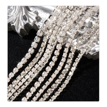 Load image into Gallery viewer, Nail Decoration Chain Light Luxury Metal Diamond Jewelry Manicure Decoracion Nail Stickers DIY Nail Art Accessories