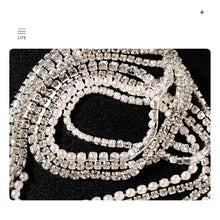 Load image into Gallery viewer, Nail Decoration Chain Light Luxury Metal Diamond Jewelry Manicure Decoracion Nail Stickers DIY Nail Art Accessories