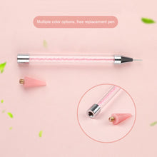 Load image into Gallery viewer, Nail Art Spot Drill Pen Double End Spot Drill Crayon Manicure Draw Paint Pen Nail Spot Drill Tools Manicure Art Tools