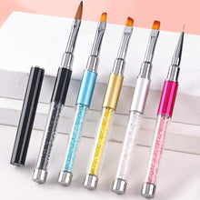 Load image into Gallery viewer, Drill Pipe Nail Tool Brush Line Drawing Pen Crystal Pen Manicure Draw Paint Pen Nail Art Brush Nail Tool