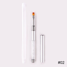 Load image into Gallery viewer, Drill Pipe Nail Tool Brush Line Drawing Pen Crystal Pen Manicure Draw Paint Pen Nail Art Brush Nail Tool
