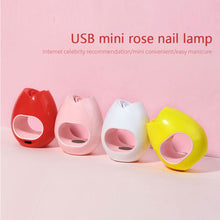 Load image into Gallery viewer, 16W Rose Nail Lamp Nail Dryer Manicure Tool Fast Curing Gel Lamp LED Lamp Manicure Machine for Nail Polish Dryer