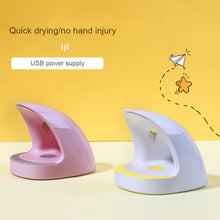 Load image into Gallery viewer, Mini Shark Shape Nail Lamp Small Portable Nail Lamp Quick Dry Fast Curing Gel Lamp LED Lamp Manicure Tool for Nail Polish Dryer