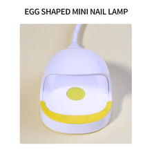 Load image into Gallery viewer, Mini Shark Shape Nail Lamp Small Portable Nail Lamp Quick Dry Fast Curing Gel Lamp LED Lamp Manicure Tool for Nail Polish Dryer