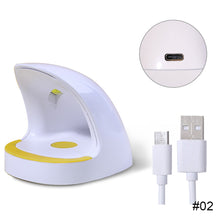 Load image into Gallery viewer, Mini Shark Shape Nail Lamp Small Portable Nail Lamp Quick Dry Fast Curing Gel Lamp LED Lamp Manicure Tool for Nail Polish Dryer