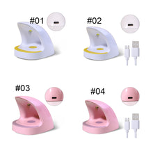 Load image into Gallery viewer, Mini Shark Shape Nail Lamp Small Portable Nail Lamp Quick Dry Fast Curing Gel Lamp LED Lamp Manicure Tool for Nail Polish Dryer