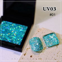 Load image into Gallery viewer, UV Solid Glitter Glue Nail Polish Glue Solid Glitter Sequin Glue Popular Colors Manicure Tools Nail Art Accessories