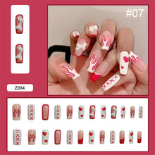 Load image into Gallery viewer, 24pcs/set Manicure Fake Nail Detachable Fake Nail Patch Wearing Nails Nail Stickers Nail Art Accessories