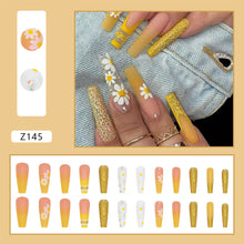 Load image into Gallery viewer, 24pcs/set Manicure Fake Nail Detachable Fake Nail Patch Wearing Nails Nail Stickers Nail Art Accessories