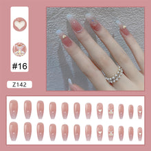 Load image into Gallery viewer, 24pcs/set Manicure Fake Nail Detachable Fake Nail Patch Wearing Nails Nail Stickers Nail Art Accessories