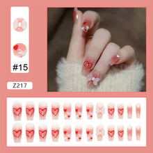 Load image into Gallery viewer, 24pcs/set Manicure Fake Nail Detachable Fake Nail Patch Wearing Nails Nail Stickers Nail Art Accessories