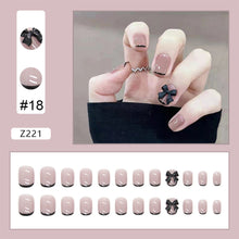 Load image into Gallery viewer, 24pcs/set Manicure Fake Nail Detachable Fake Nail Patch Wearing Nails Nail Stickers Nail Art Accessories