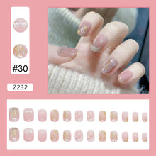 Load image into Gallery viewer, 24pcs/set Manicure Fake Nail Detachable Fake Nail Patch Wearing Nails Nail Stickers Nail Art Accessories