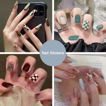 Load image into Gallery viewer, 24pcs/set Nail Stickers Nail Pieces Removable Fake Nails Extensions Artificial Nail Art Accessories