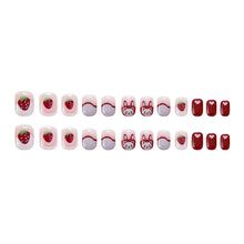 Load image into Gallery viewer, 24pcs/set Nail Stickers Nail Pieces Removable Fake Nails Extensions Artificial Nail Art Accessories