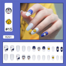 Load image into Gallery viewer, 24pcs/set Nail Stickers Nail Pieces Removable Fake Nails Extensions Artificial Nail Art Accessories