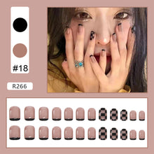Load image into Gallery viewer, 24pcs/set Nail Stickers Nail Pieces Removable Fake Nails Extensions Artificial Nail Art Accessories