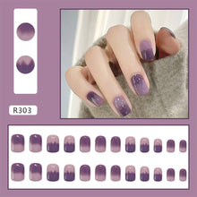 Load image into Gallery viewer, 24pcs/set Nail Stickers Nail Patch Removable Fake Nails Extensions Artificial Nail Art Accessories