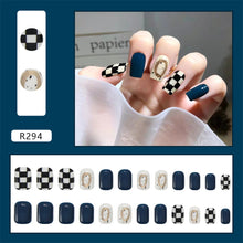 Load image into Gallery viewer, 24pcs/set Nail Stickers Nail Patch Removable Fake Nails Extensions Artificial Nail Art Accessories