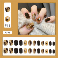 Load image into Gallery viewer, 24pcs/set Nail Stickers Nail Patch Removable Fake Nails Extensions Artificial Nail Art Accessories