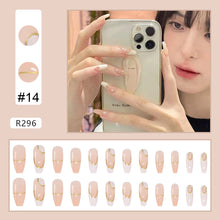Load image into Gallery viewer, 24pcs/set Nail Stickers Nail Patch Removable Fake Nails Extensions Artificial Nail Art Accessories