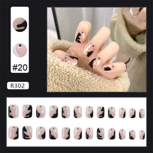 Load image into Gallery viewer, 24pcs/set Nail Stickers Nail Patch Removable Fake Nails Extensions Artificial Nail Art Accessories