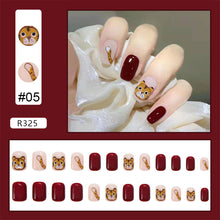 Load image into Gallery viewer, 24pcs/set Various Nail Pieces Nail Patch Removable Fake Nails Extensions Artificial Nail Art Accessories