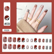 Load image into Gallery viewer, 24pcs/set Various Nail Pieces Nail Patch Removable Fake Nails Extensions Artificial Nail Art Accessories
