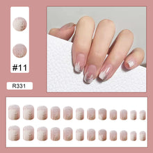 Load image into Gallery viewer, 24pcs/set Various Nail Pieces Nail Patch Removable Fake Nails Extensions Artificial Nail Art Accessories