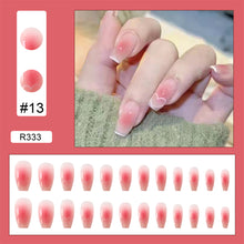 Load image into Gallery viewer, 24pcs/set Various Nail Pieces Nail Patch Removable Fake Nails Extensions Artificial Nail Art Accessories