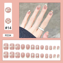 Load image into Gallery viewer, 24pcs/set Various Nail Pieces Nail Patch Removable Fake Nails Extensions Artificial Nail Art Accessories