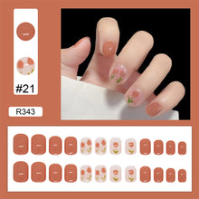 Load image into Gallery viewer, 24pcs/set Various Nail Pieces Nail Patch Removable Fake Nails Extensions Artificial Nail Art Accessories