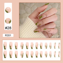 Load image into Gallery viewer, 24pcs/set Various Nail Pieces Nail Patch Removable Fake Nails Extensions Artificial Nail Art Accessories