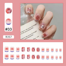 Load image into Gallery viewer, 24pcs/set Various Nail Pieces Nail Patch Removable Fake Nails Extensions Artificial Nail Art Accessories