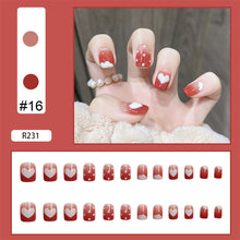 Load image into Gallery viewer, 24pcs/set Multicolor Nail Pieces Nail Patch Removable Fake Nails Extensions Artificial Nail Art Accessories