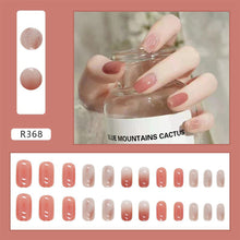 Load image into Gallery viewer, 24pcs/set Nail Pieces Nail Patch Removable Fake Nails Extensions Artificial Nail Art Accessories