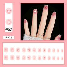 Load image into Gallery viewer, 24pcs/set Nail Pieces Nail Patch Removable Fake Nails Extensions Artificial Nail Art Accessories