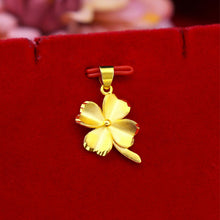 Load image into Gallery viewer, Fashion Alluvial Gold Personality Cute Clover Gold Necklaces Lucky Elegant Simple Gold Chain Women Men Necklace Accessories