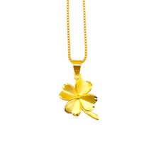 Load image into Gallery viewer, Fashion Alluvial Gold Personality Cute Clover Gold Necklaces Lucky Elegant Simple Gold Chain Women Men Necklace Accessories