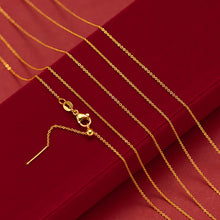 Load image into Gallery viewer, Water Wave Chain Women Alluvial Gold Personality Gold Necklaces Elegant Simple Gold Thin Chain Necklace Accessories