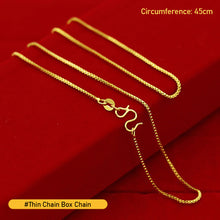 Load image into Gallery viewer, Water Wave Chain Women Alluvial Gold Necklaces Personality Snake Bone Chain Elegant Simple Gold Thin Chain Necklace Jewelry