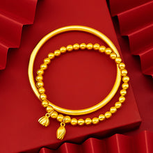Load image into Gallery viewer, Simple Adjustable Women Alluvial Gold Bangles Personality Fashion Elegant Gold Bracelet Jewelry Accessories