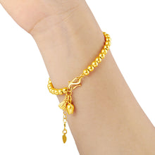 Load image into Gallery viewer, Simple Lotus Lotus Pod Women Alluvial Gold Bangles Personality Fashion Lucky Beads Elegant Gold Bracelet Jewelry Accessories