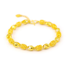 Load image into Gallery viewer, Fashion Alluvial Gold Bracelet Exquisite Hollow Out Sand Gold heart Simple Lucky Heart Bracelet Women Jewelry Accessories