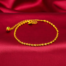 Load image into Gallery viewer, Fashion Water Wave Alluvial Gold Bell Bracelet Female Bangle Elegant Simple Lucky Bracelet Women Jewelry Gift Accessories