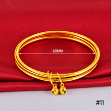 Load image into Gallery viewer, Fashion Multilayer Alluvial Gold Lotus Flower Bracelet Female Bangle Elegant Simple Lucky Bracelet Women Jewelry Gift Accessories